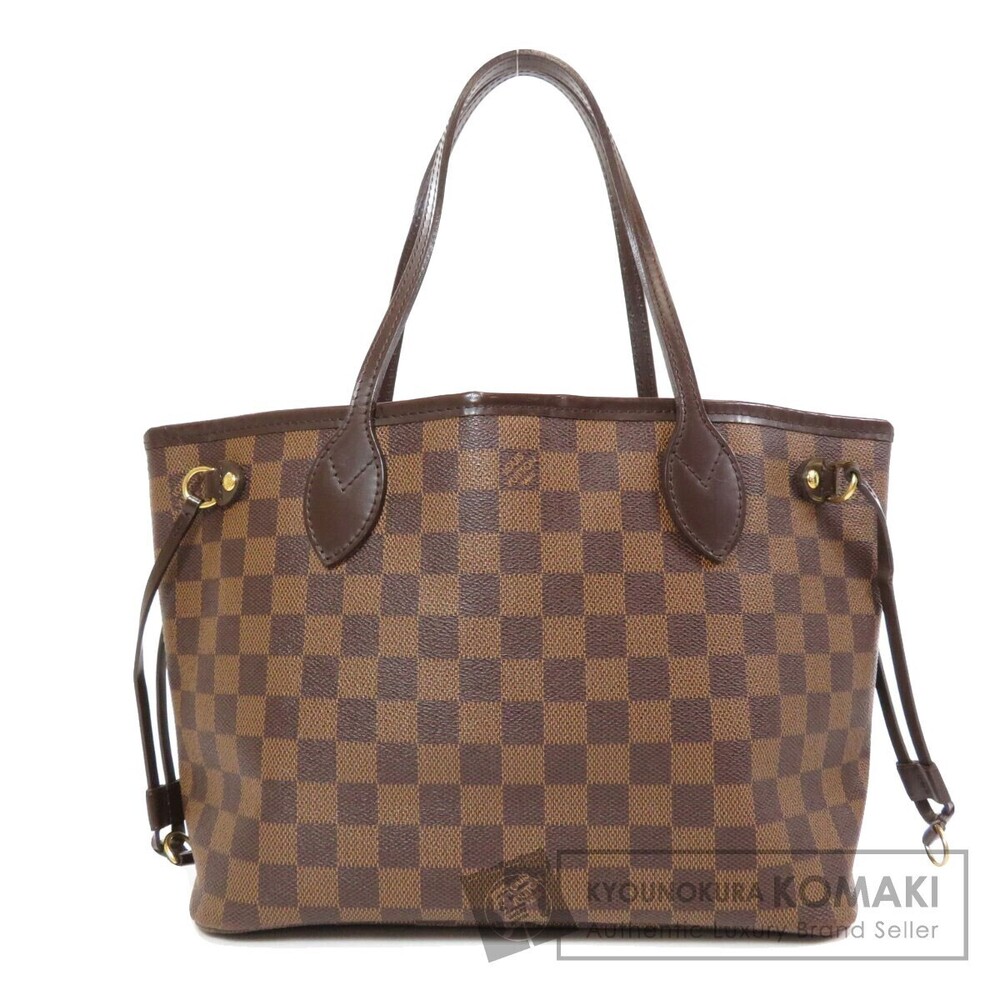 Louis Vuitton Neverfull Tote Bag Damier Canvas Brown